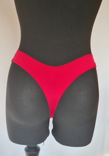 Bordó színű csipkés tanga, S-XL-ig