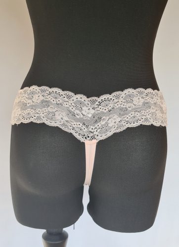 Csipkés lézervágott tanga, S-XL-ig