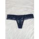 Kék színű csipkés tanga, S-XL-ig