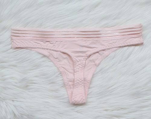 Barackvirág színű tanga, S-XL-ig