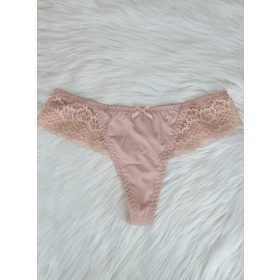 Egyszínű csipkés tanga, S-XL-ig