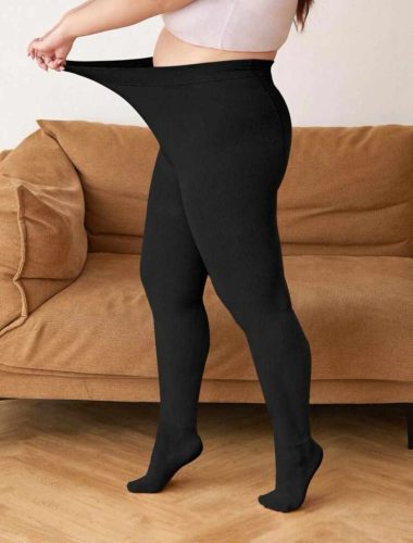 Polárbélelt 1200 DEN plus size harisnyanadrág, M-2XL-ig