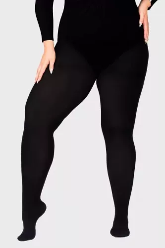 Polárbélelt 1200 DEN plus size harisnyanadrág, M-2XL-ig