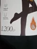 Polárbélelt 1200 DEN plus size harisnyanadrág, M-2XL-ig