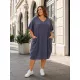 Costa Rica tunika, 2XL-6XL-ig