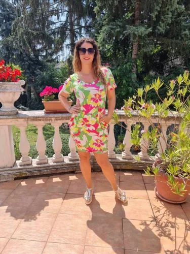 Szivárvány ruha, M-4XL-ig
