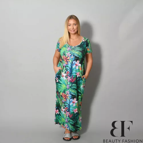 Mintás maxi ruha, 42-54-ig