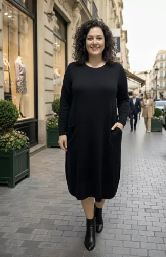 Violetta ruha, XL-3XL-ig
