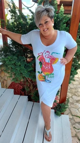 Coctail ruha, XL-5XL-ig