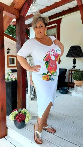 Coctail ruha, XL-5XL-ig
