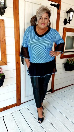 Loli felső és szoknya szett, XL-5XL-ig