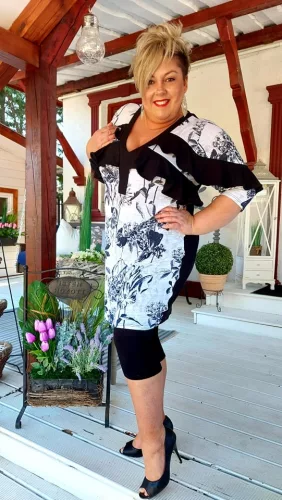 Csilla tunika/ruha, 2XL-5XL-ig