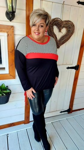 Luise felső, egyméretes(2XL-4XL)