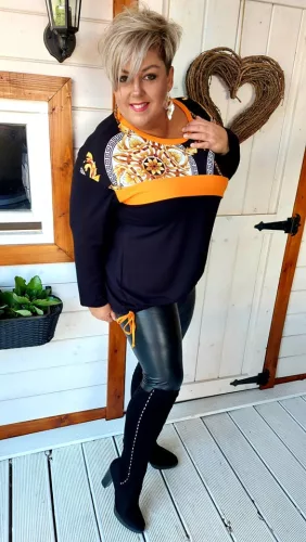 Luise felső, egyméretes(2XL-4XL)