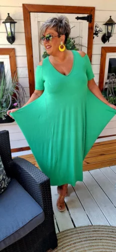 Nóri maxi ruha, XL-5XL-ig