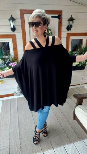 Szandra tunika, egyméretes, XL-4XL-ig