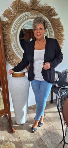 Iza blézer, L-4XL-ig