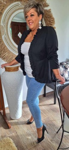 Iza blézer, L-4XL-ig