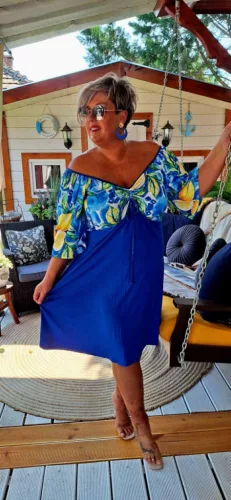 Tekla ruha, L-4XL-ig