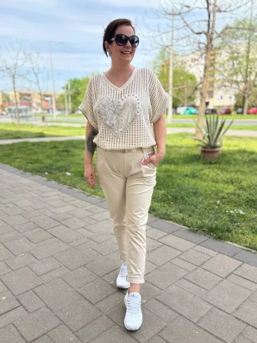 Lili felső, S-2XL-IG