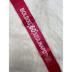 Boldog 60. szülinapot vállszalag