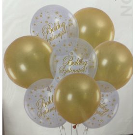Boldog szülinapot latex lufi, 30 cm-es