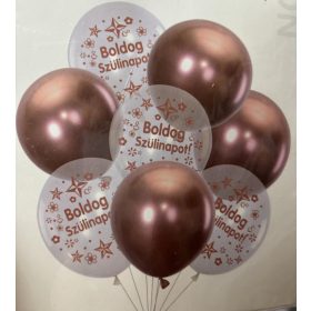 Boldog szülinapot latex lufi, 30 cm-es