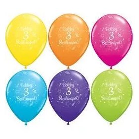 Nyomott mintás lufi , 30 cm-es