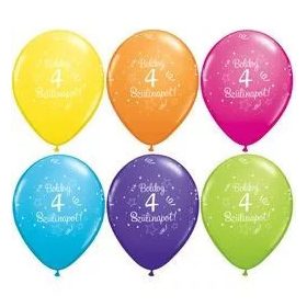 Nyomott mintás lufi , 30 cm-es