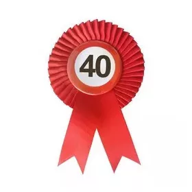 40-as sebességkorlátozó kitűző