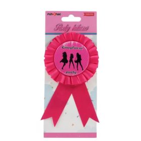 Lánybúcsú kitűző