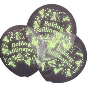 Nyomott mintás lufi , 30 cm-es