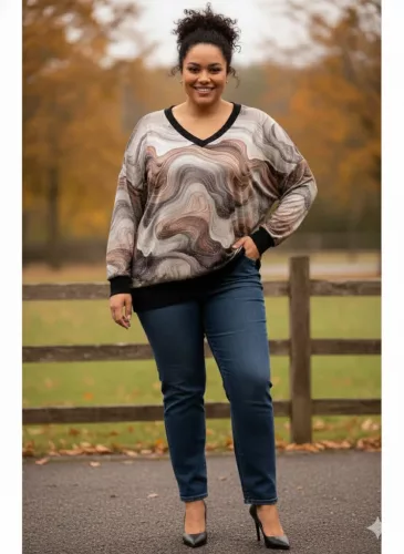 Evita felső, 2XL-5XL-ig