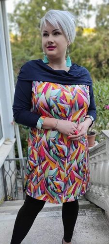 Lotti tunika/ruha, 2XL-4XL-ig