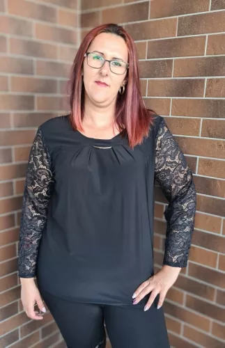 Fekete felső, L-3XL-ig