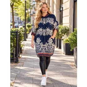 Ingrid tunika, S-2XL-ig