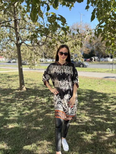 Ingrid tunika, S-2XL-ig
