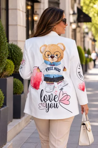 Margaret blézer, L-3XL-ig
