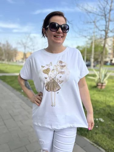 Sweet póló, XL-3XL-ig
