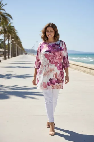 Manda tunika, L-2XL-ig