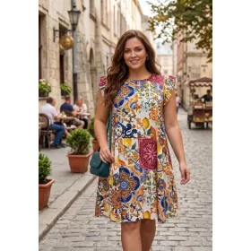 Detti tunika/ruha, S-4XL-ig