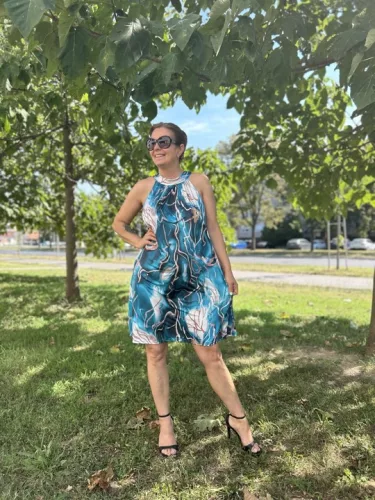 Dafné midi ruha, S-3XL-ig