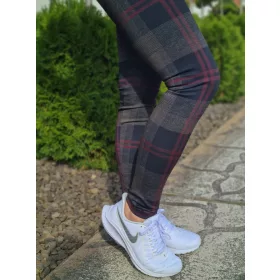 Kockás alakformáló leggings, M-5XL-ig
