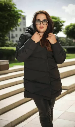 Daniella plus size kabát, 3XL-7XL-ig