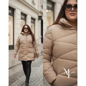 Daniella plus size kabát, 3XL-7XL-ig