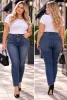 Csilli plus size farmernadrág, 2XL-6XL-ig