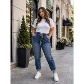 Marbella plus size farmernadrág, 33-44-ig