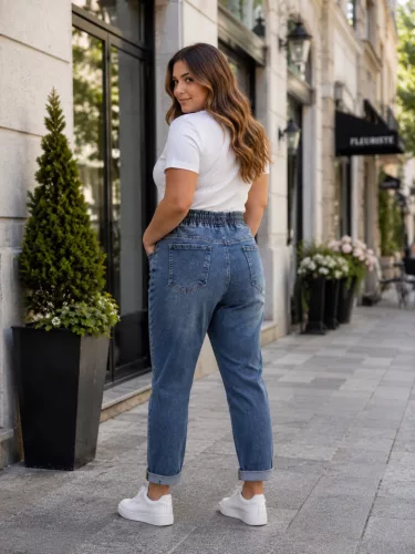 Marbella plus size farmernadrág, 33-44-ig