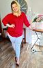 Milla plus size farmernadrág, 29-38-ig