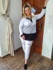 Milla plus size farmernadrág, 29-38-ig